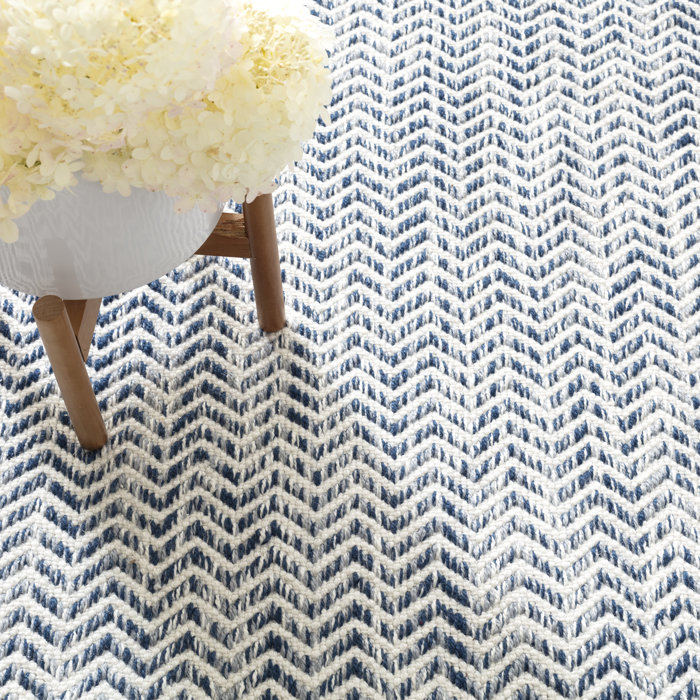 Coastal Blue/White Indoor/Outdoor Rug & Reviews Birch Lane